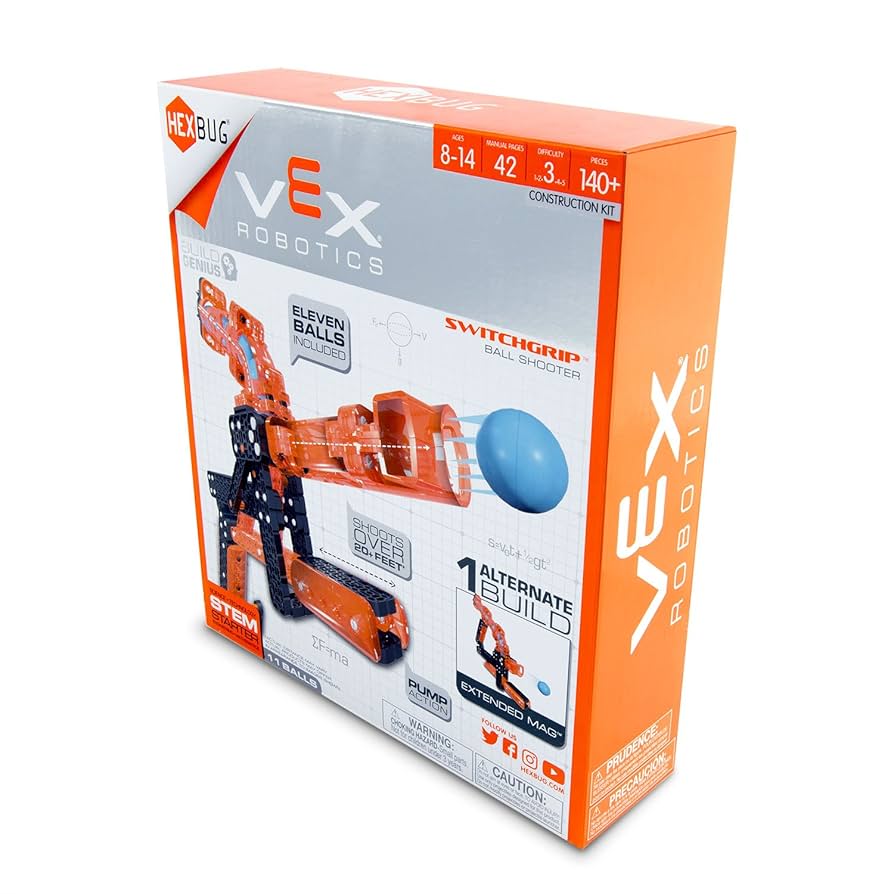 その他 VEX Robotics SwitchGrip Ball Shooter by HEXBUG VEX Robotics Switch Grip Ball Shooter By HEXBUG | HEXBUG